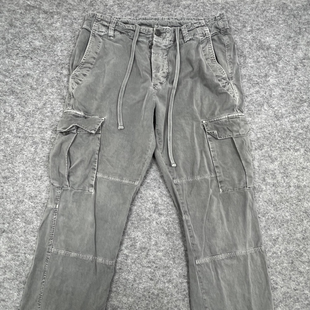 James Perse Pants Mens 32x33 Gray Green Cargo Relaxed Fit Cotton Canvas Standard - Picture 6 of 16
